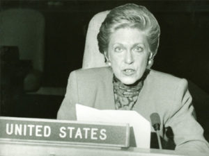 Serving as Alternate US Representative for United Nations, 1989-90