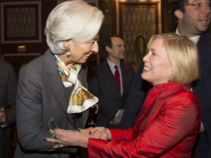ECNY with IMF Director Christine Lagarde, 2013