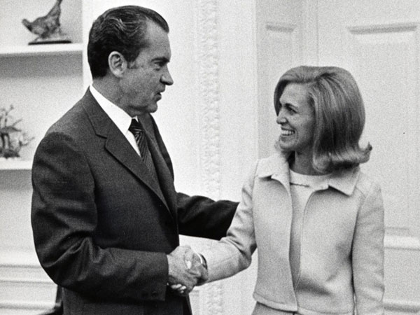 Serving President Richard M. Nixon, 1971